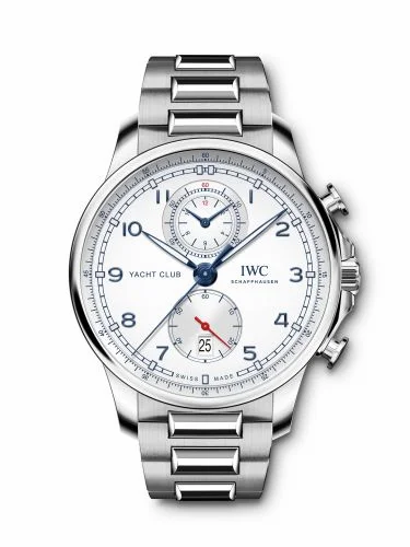 IWC Portugieser Yacht Club Chronograph Stainless Steel / Silver / Bracelet IW3907-02 (IW390702)